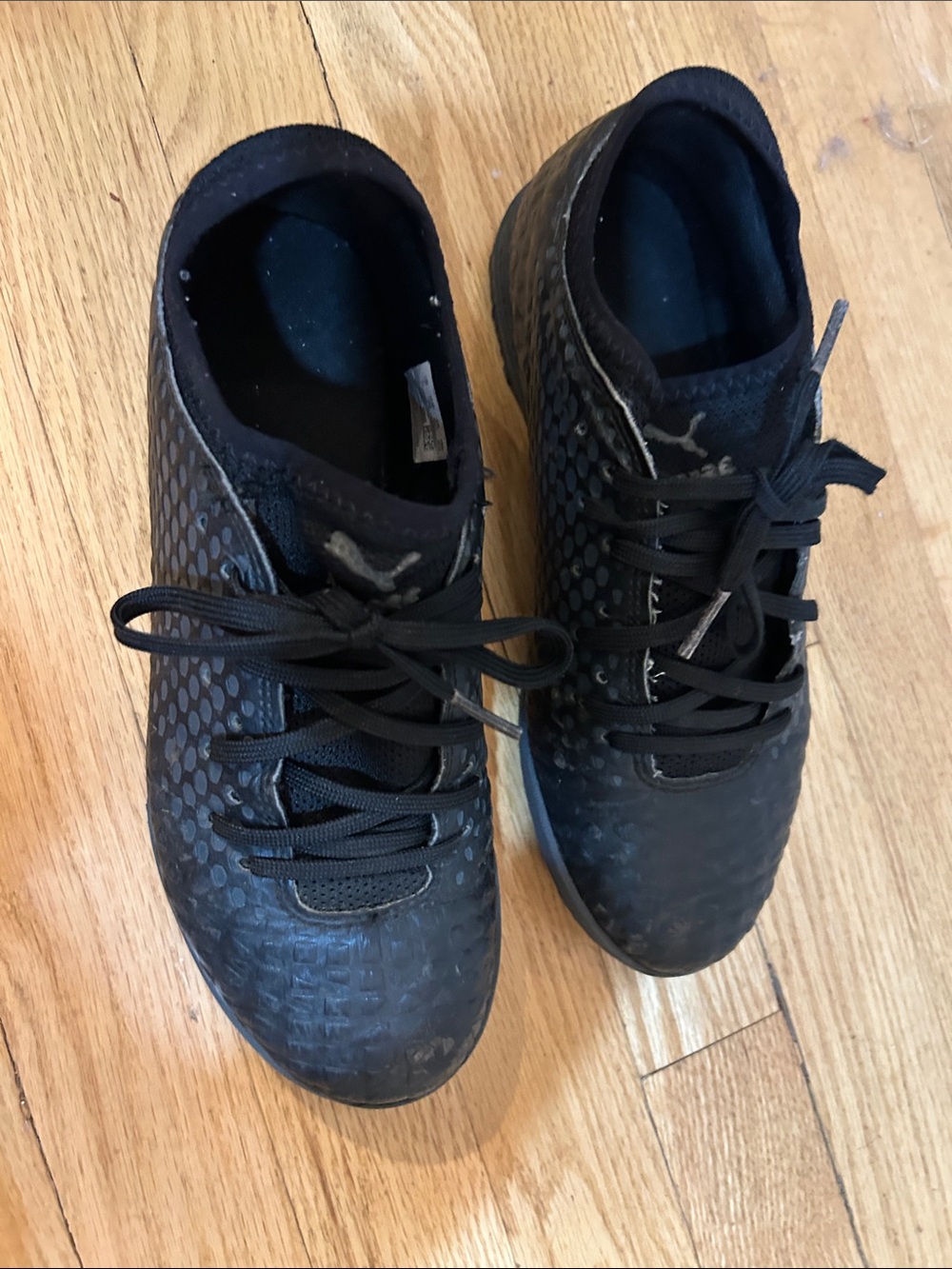 Puma Black Textured Training Sneakers